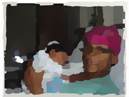 photo blurred to protect confidentiality