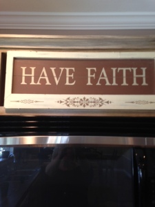 My current view from the kitchen table of this home...have faith! I believe Lord...help my unbelief.